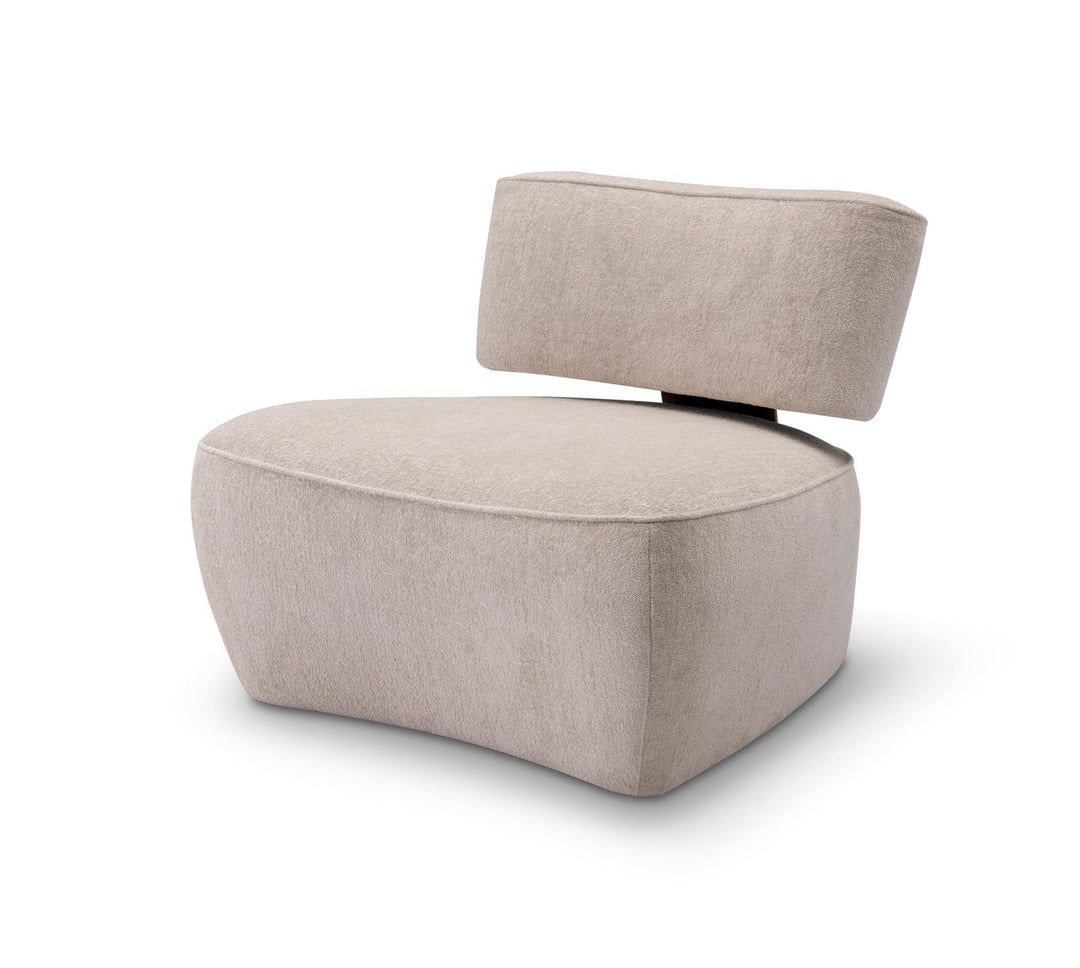 Fauteuil Giuseppe in Greige – vrijstaand productbeeld
