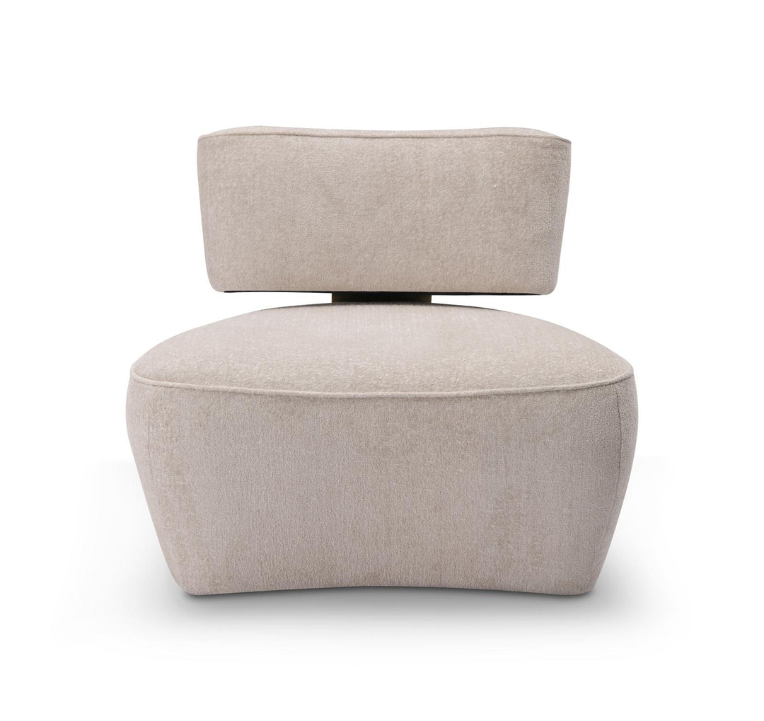 Fauteuil Giuseppe in Greige – vrijstaand productbeeld