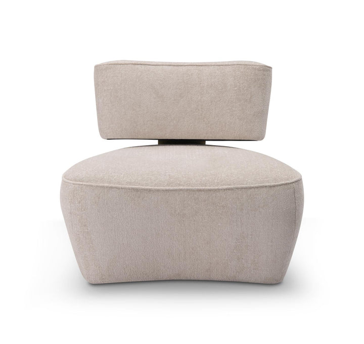 Fauteuil Giuseppe in Greige – vrijstaand productbeeld