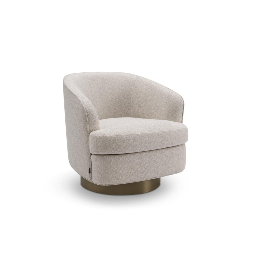 Fauteuil Borelli in beige – vrijstaand productbeeld