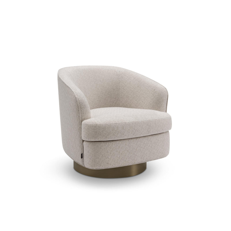 Fauteuil Borelli in beige – vrijstaand productbeeld