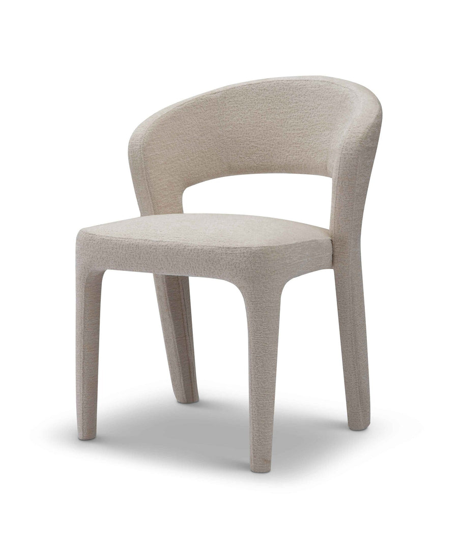 Eetkamerstoel Claire in beige – vrijstaand productbeeld