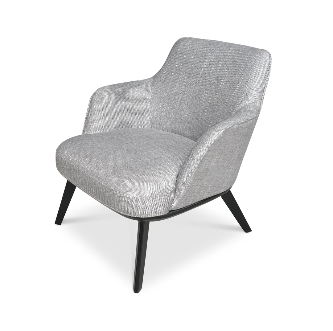 Fauteuil Milano in grijs – vrijstaand productbeeld