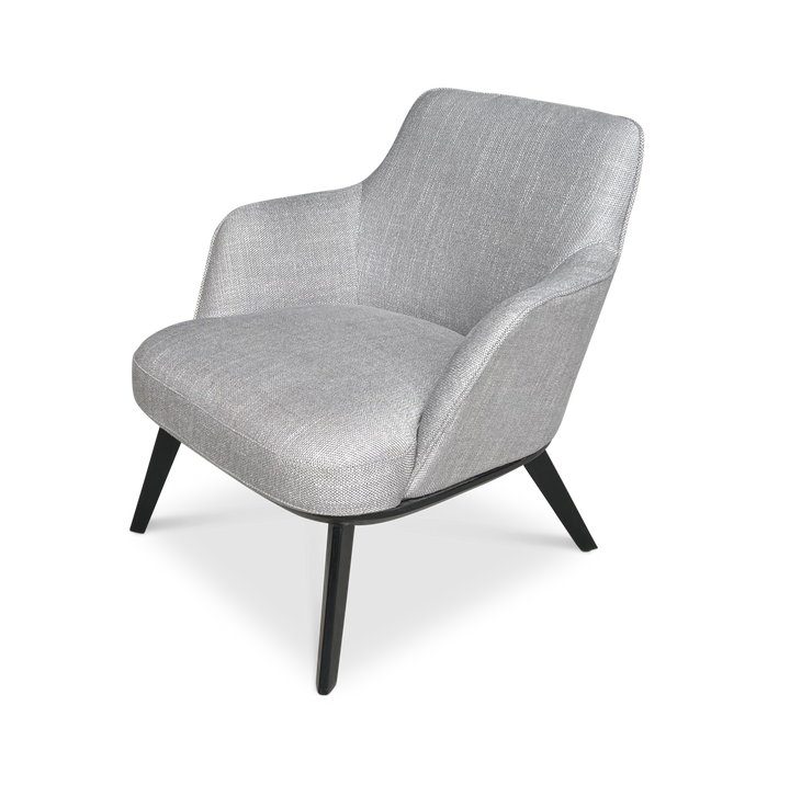Fauteuil Milano in grijs – vrijstaand productbeeld