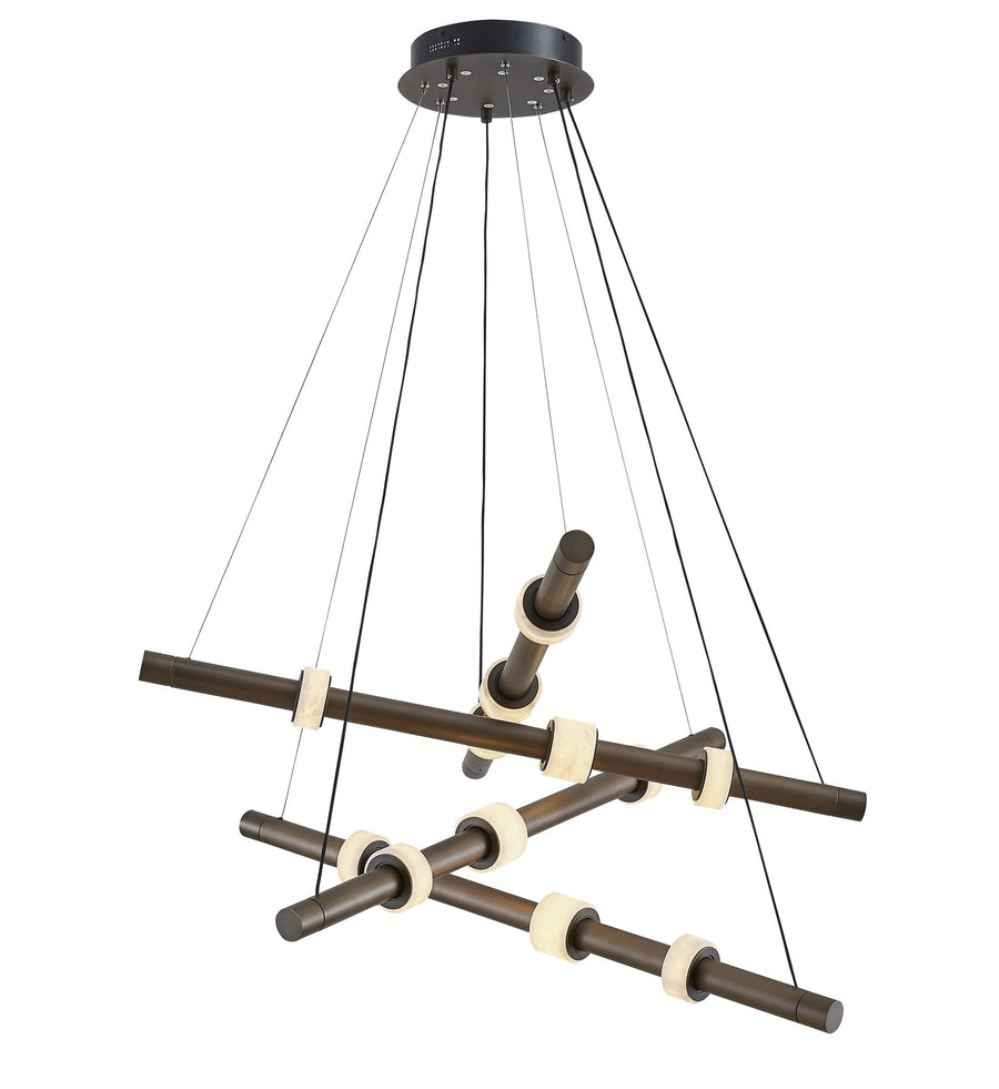 Kroonluchter Gio in Smoke Bronze – vrijstaand productbeeld