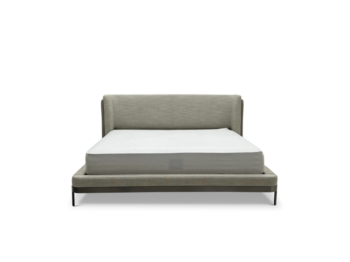 Bedframe Catania in taupe – vrijstaand productbeeld