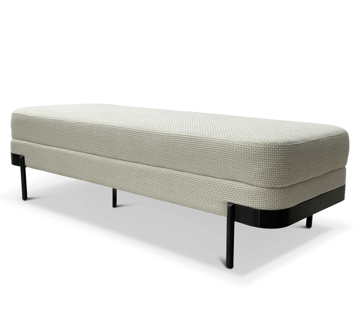 Bankje Catania in Gun Metal – vrijstaand productbeeld