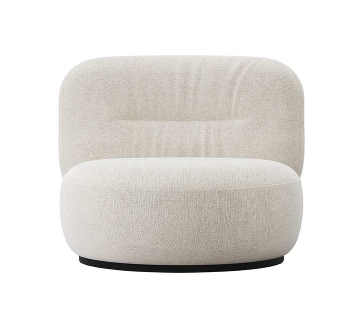 Fauteuil Fabrio in wit – vrijstaand productbeeld