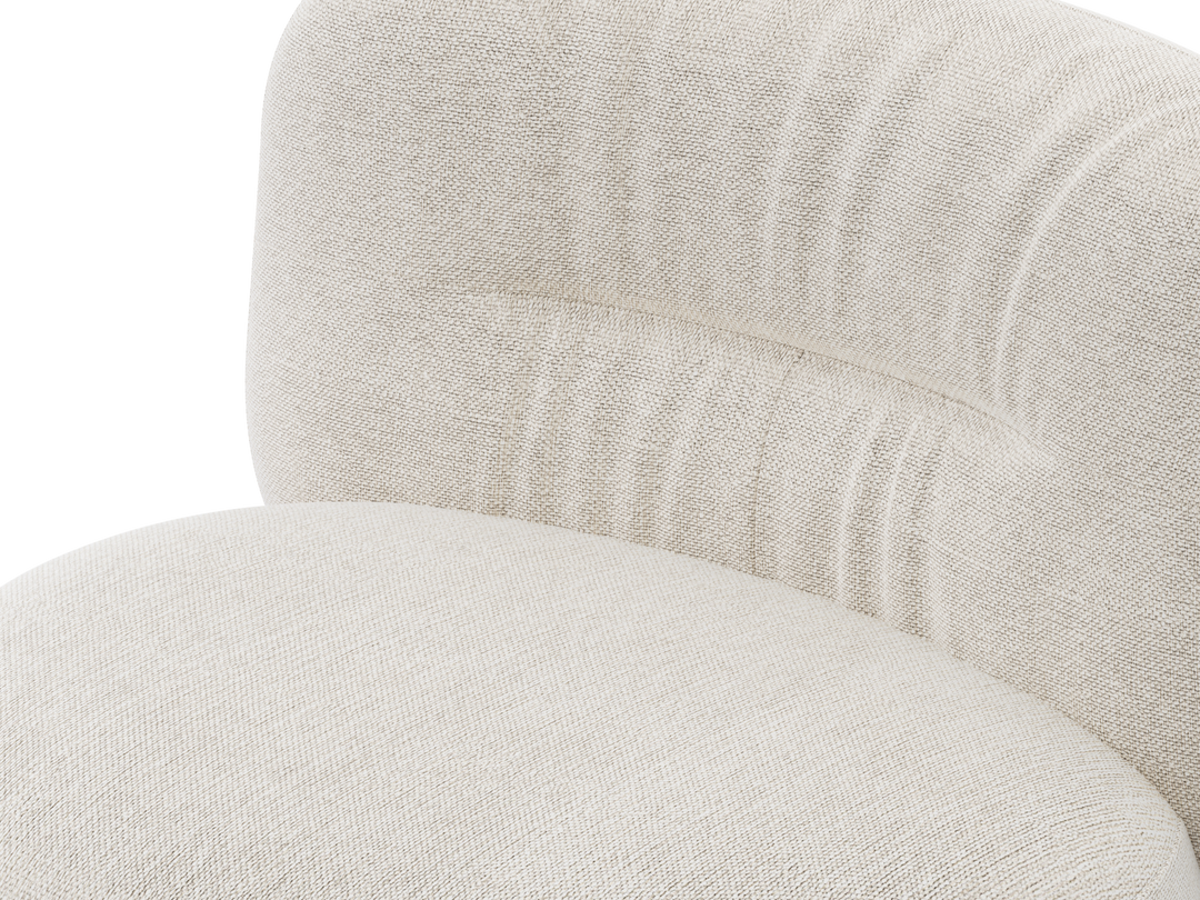 Fauteuil Fabrio in wit – detail