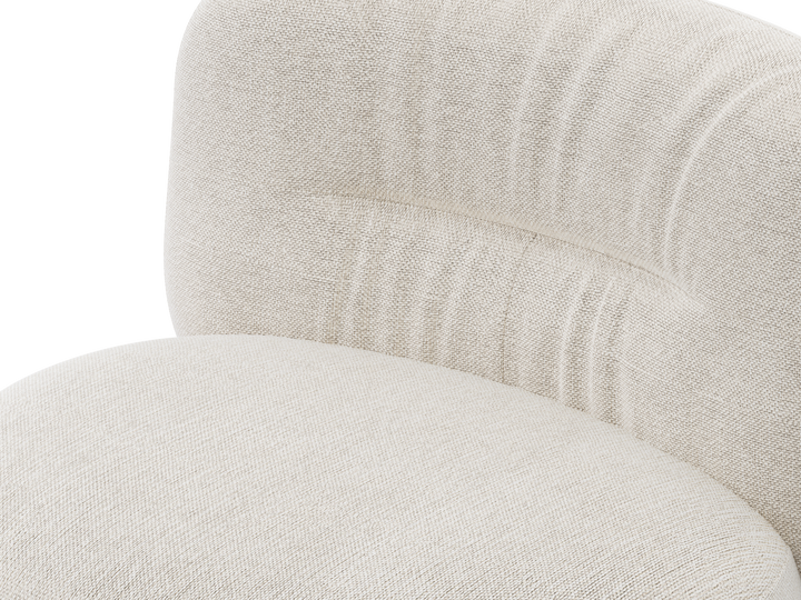 Fauteuil Fabrio in wit – detail