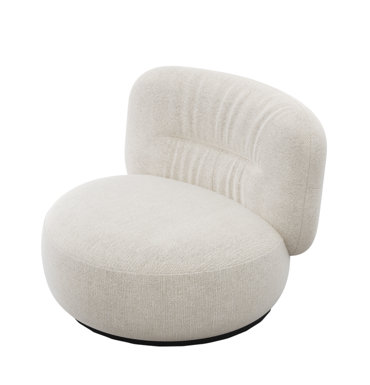 Fauteuil Fabrio in wit – vrijstaand productbeeld