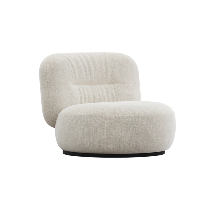 Fauteuil Fabrio in wit – vrijstaand productbeeld