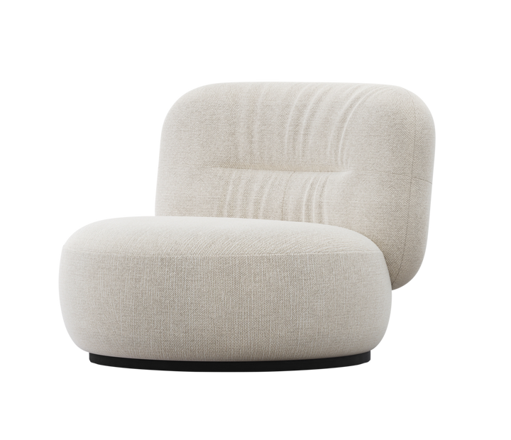 Fauteuil Fabrio in wit – vrijstaand productbeeld