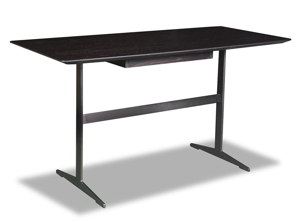 Bureau Manhattan in eiken Charcoal – vrijstaand productbeeld