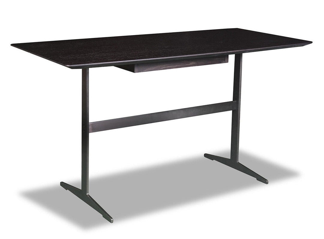 Bureau Manhattan in eiken Charcoal – vrijstaand productbeeld