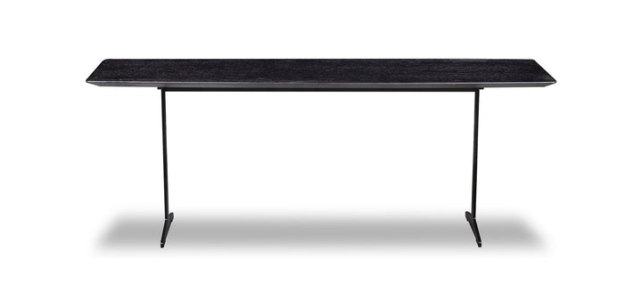 Console Manhattan in eiken Charcoal – vrijstaand productbeeld