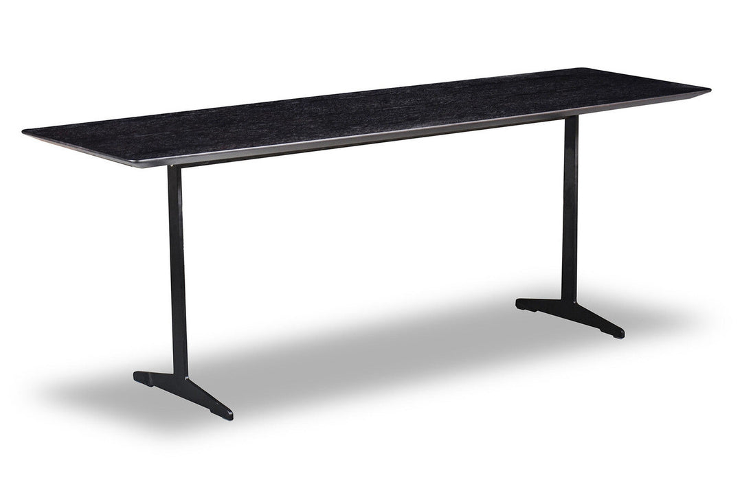 Console Manhattan in eiken Charcoal – vrijstaand productbeeld