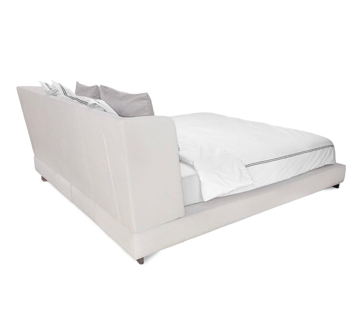 Bedframe Verona in witbeige – vrijstaand productbeeld