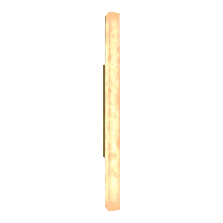Wandlamp Do in albast en bronskleurig metaal – vrijstaand productbeeld
