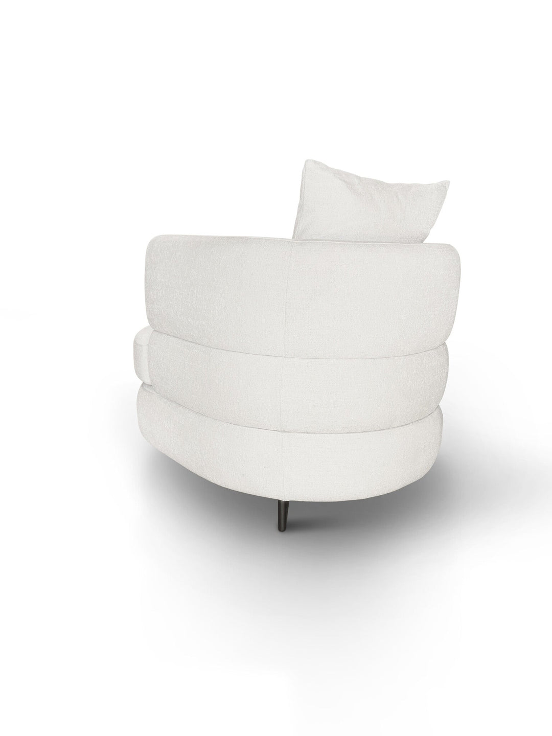 Fauteuil Lyon in witbeige – vrijstaand productbeeld