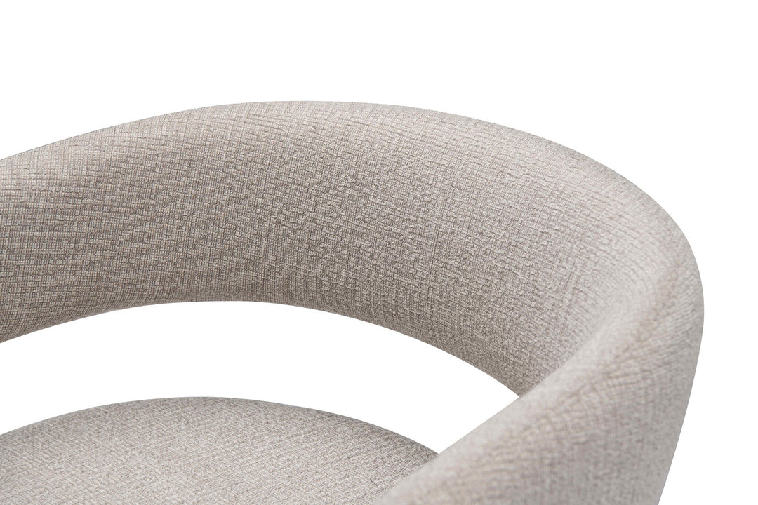 Eetkamerstoel Valeria in beige – detail