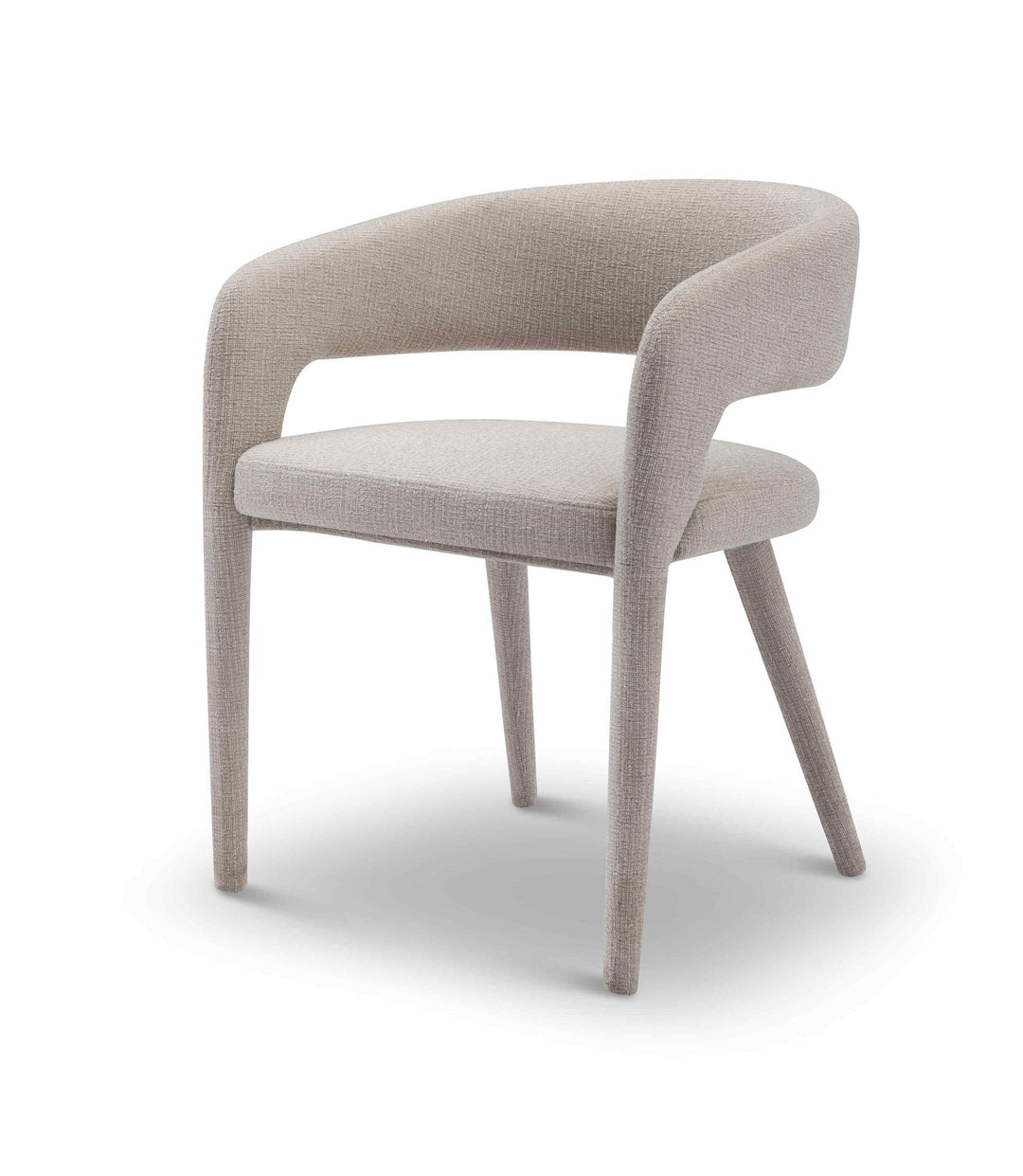 Eetkamerstoel Valeria in beige – vrijstaand productbeeld
