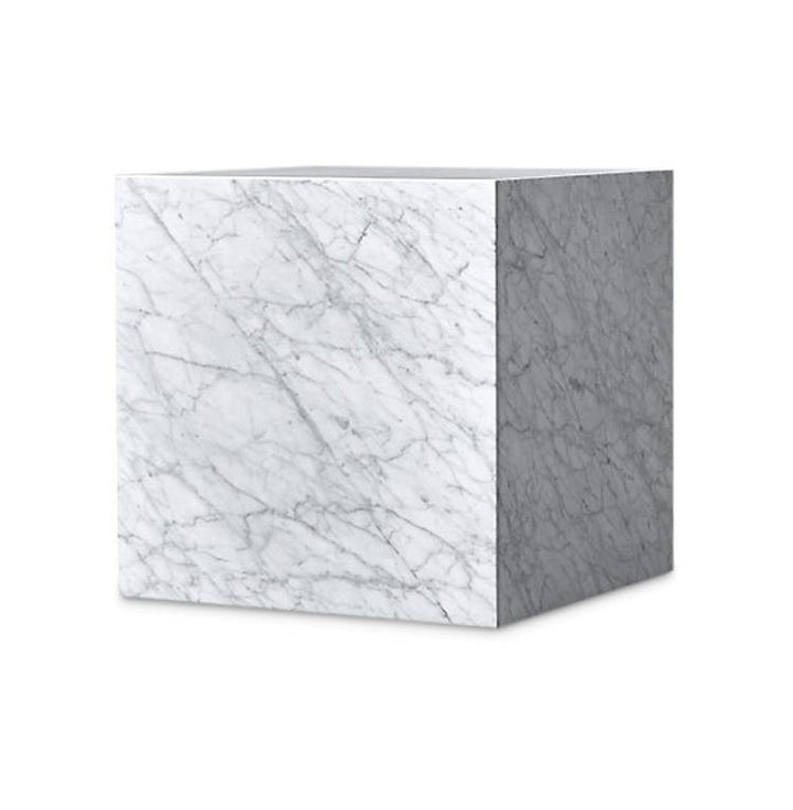 Bijzettafel Pieno Carrara in massief Carrara-marmer – detail