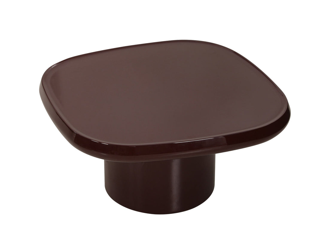 Salontafel Morgan in Burgundy hoogglans – vrijstaand productbeeld