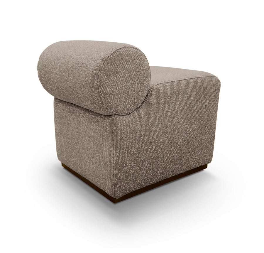 Toilettafelkruk Alana in beige – vrijstaand productbeeld