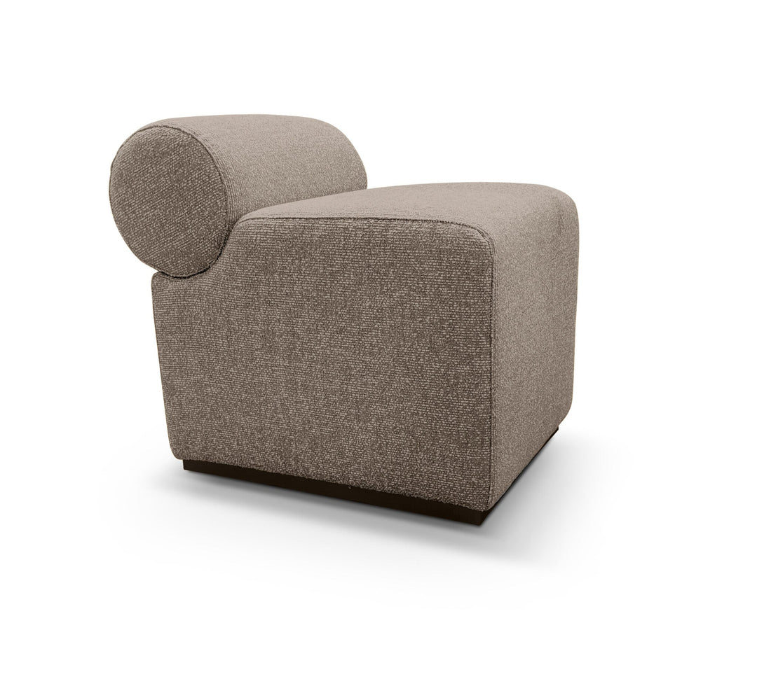 Toilettafelkruk Alana in beige – vrijstaand productbeeld