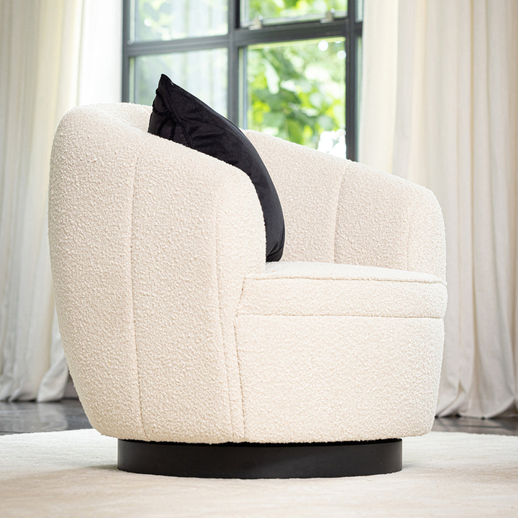 Rivièra Maison Armchair The Countess Swivel Simply White 