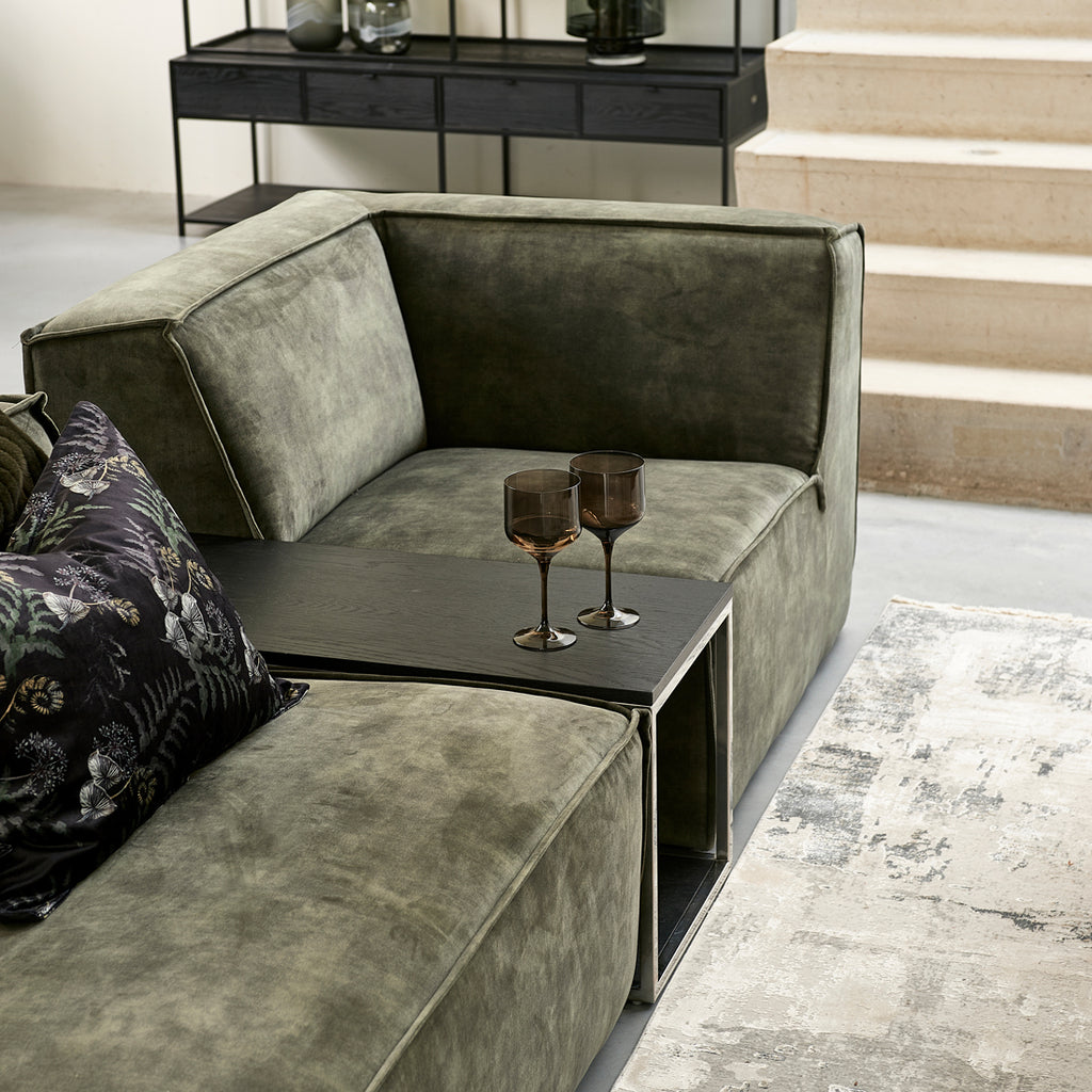 Riviera Maison The Jagger Corner Velvet Ivy