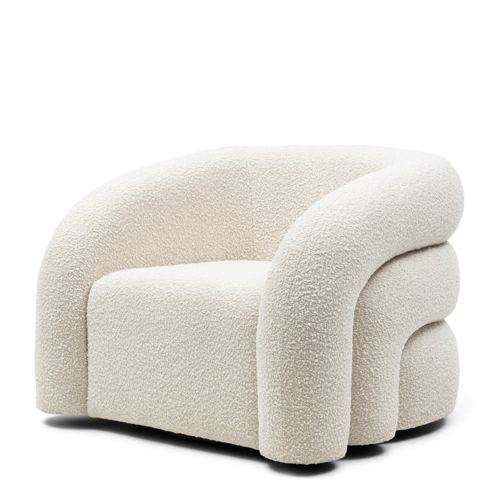 Rivièra Maison Armchair Vittorio Swivel Natural Grey