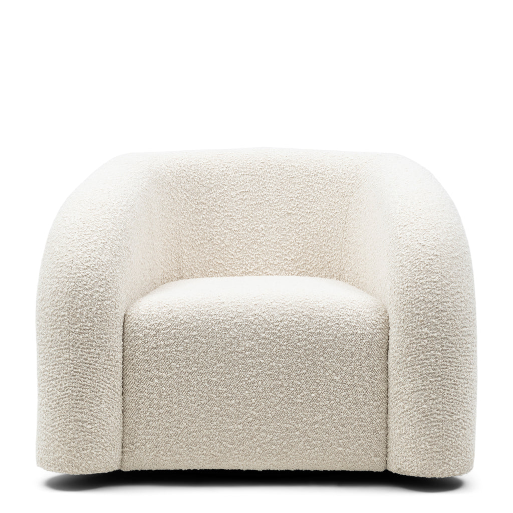 Rivièra Maison Armchair Vittorio Swivel Natural Grey