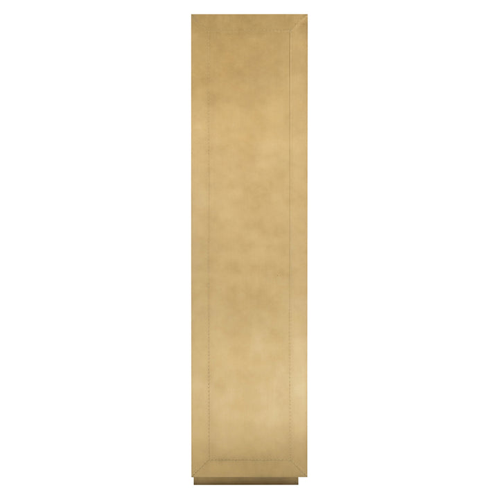 Wandkast Finsbury 2-deurs (Zwart/goud)