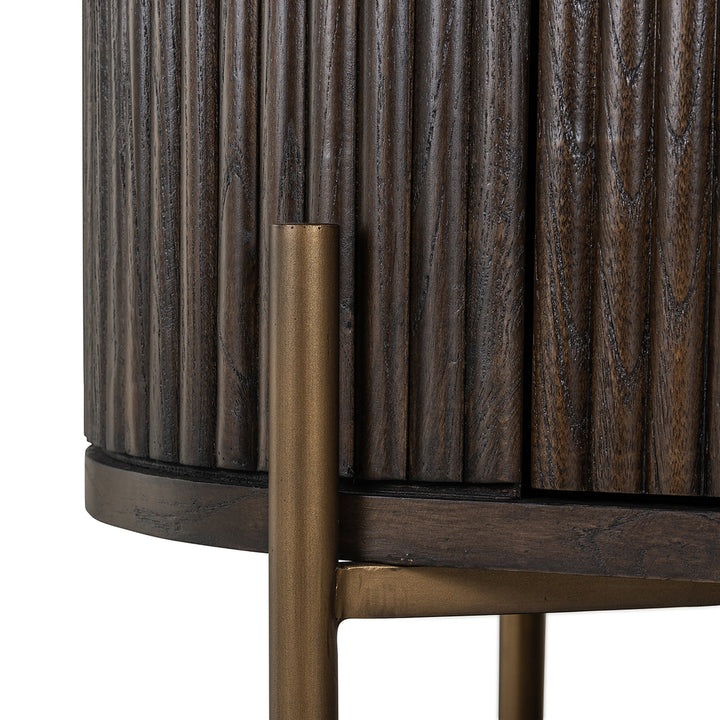 Luxor wall cabinet 1-door (Brown)