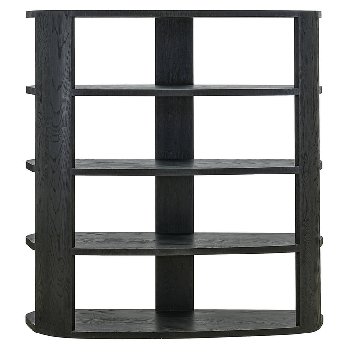 Navarino wall cabinet 3 shelves (Dark coffee)