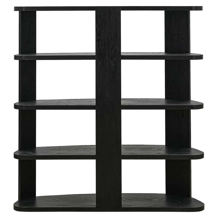 Navarino wall cabinet 3 shelves (Dark coffee)