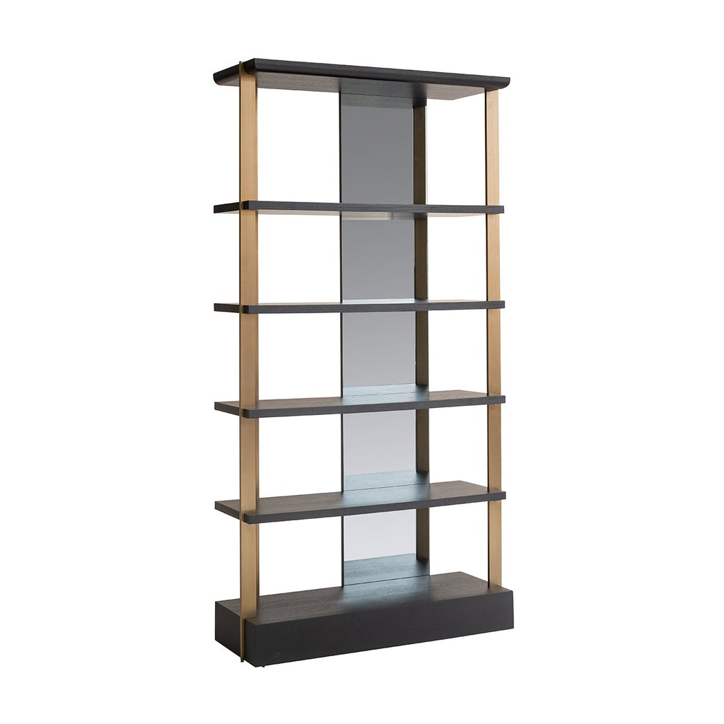 Rigley wall cabinet with mirror (Charcoal)