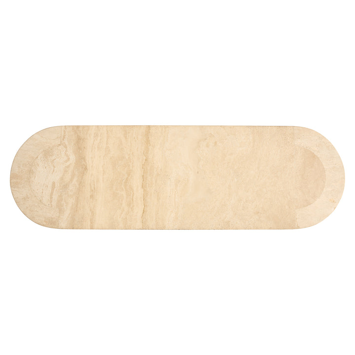 Wandtafel Biltmore Italiaans beige Travertin (Beige)