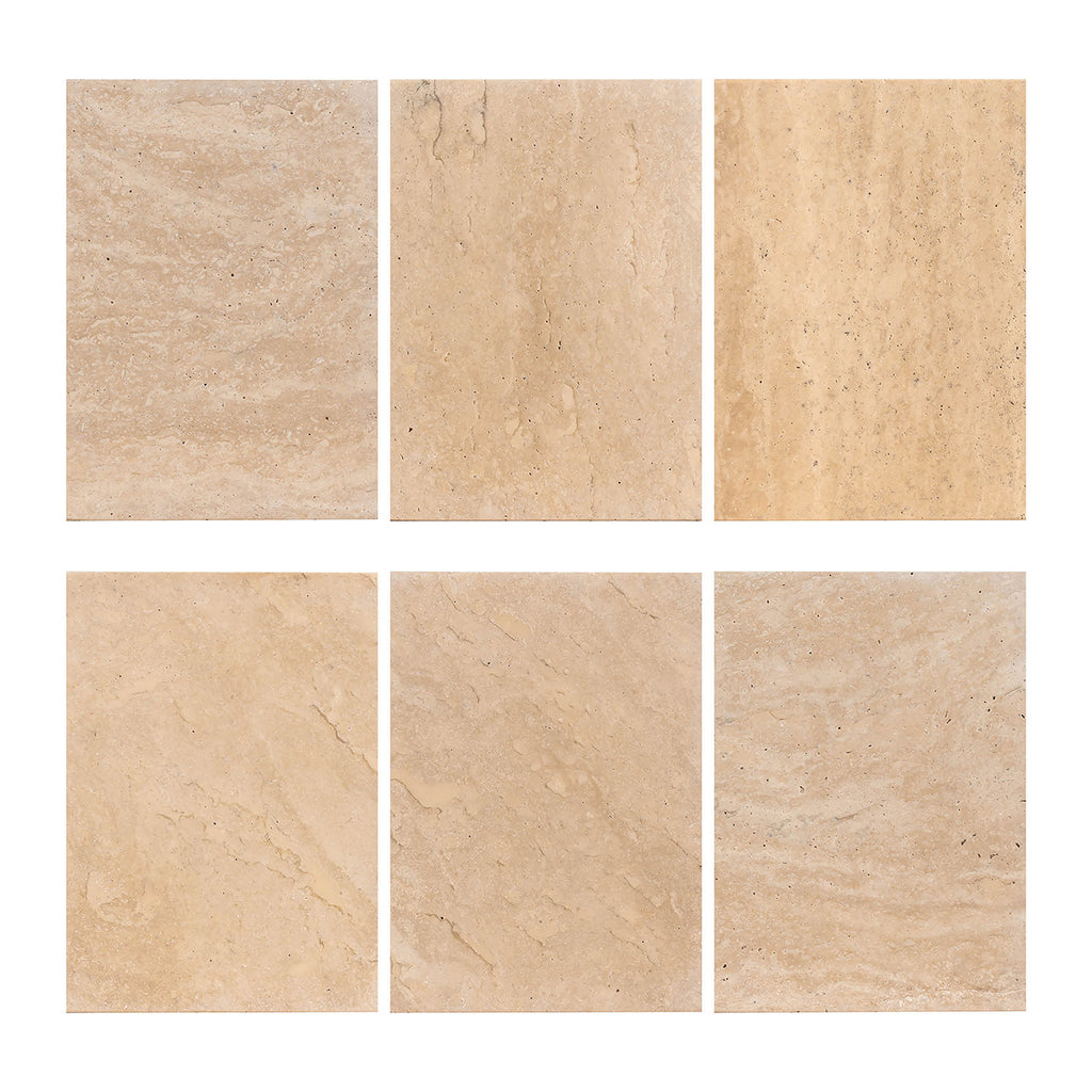 Wandtafel Biltmore Italiaans beige Travertin (Beige)