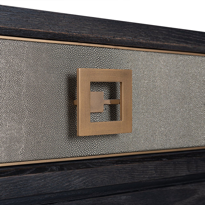 Wall table Bloomville 3 drawers (Gold)