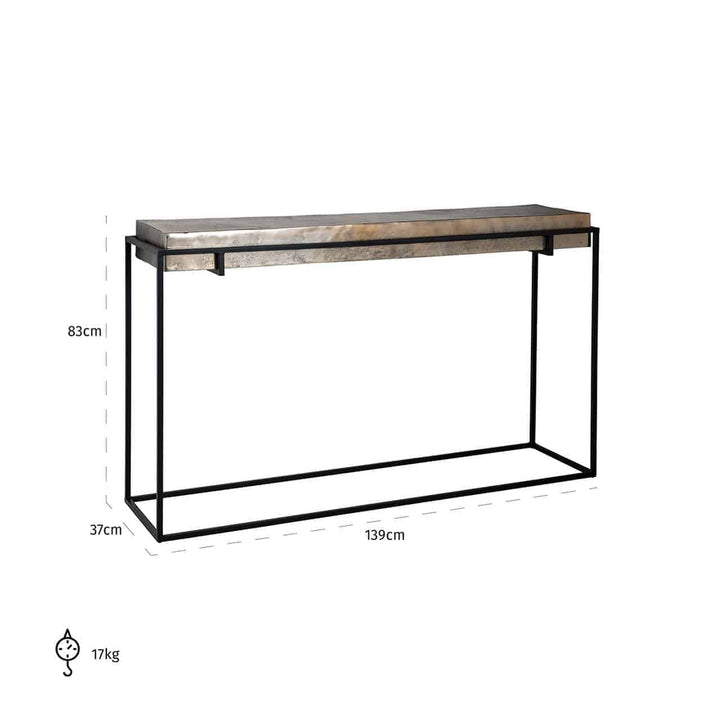 Wall table Calloway champagne gold (Champagne gold)