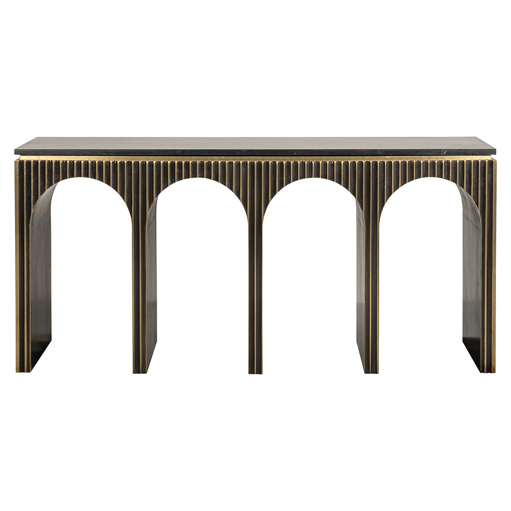 Wall table Les Arcs (Brushed Gold)