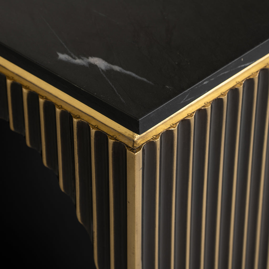 Wall table Les Arcs (Brushed Gold)