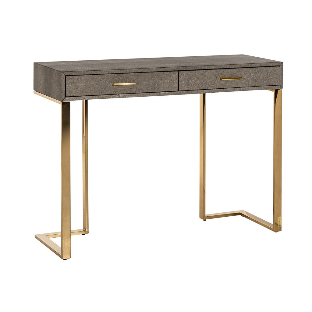 Marie-Lou wall table 2 drawers (Gold)