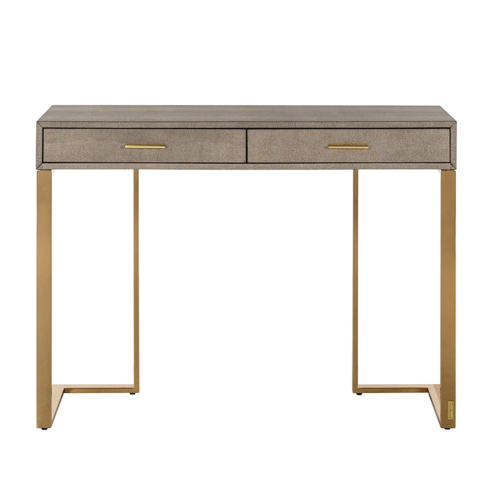 Marie-Lou wall table 2 drawers (Gold)