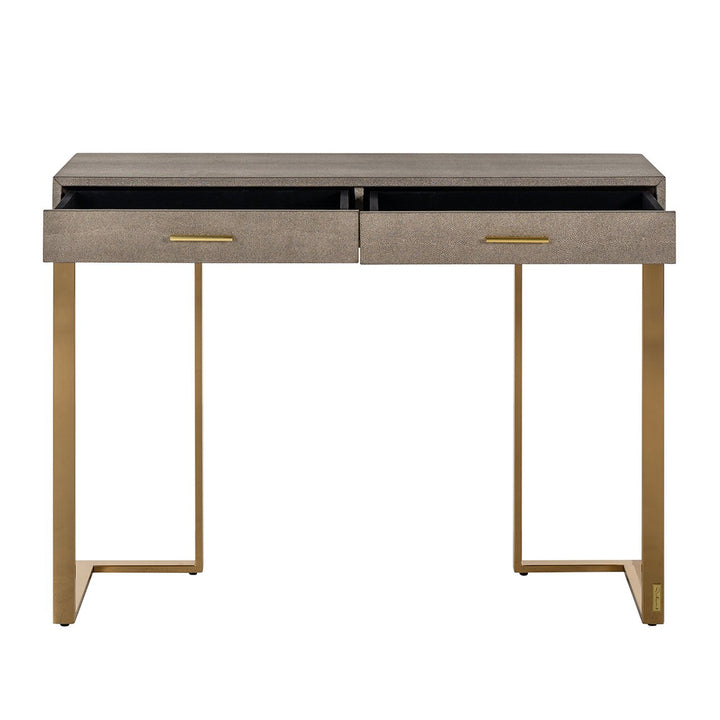 Marie-Lou wall table 2 drawers (Gold)