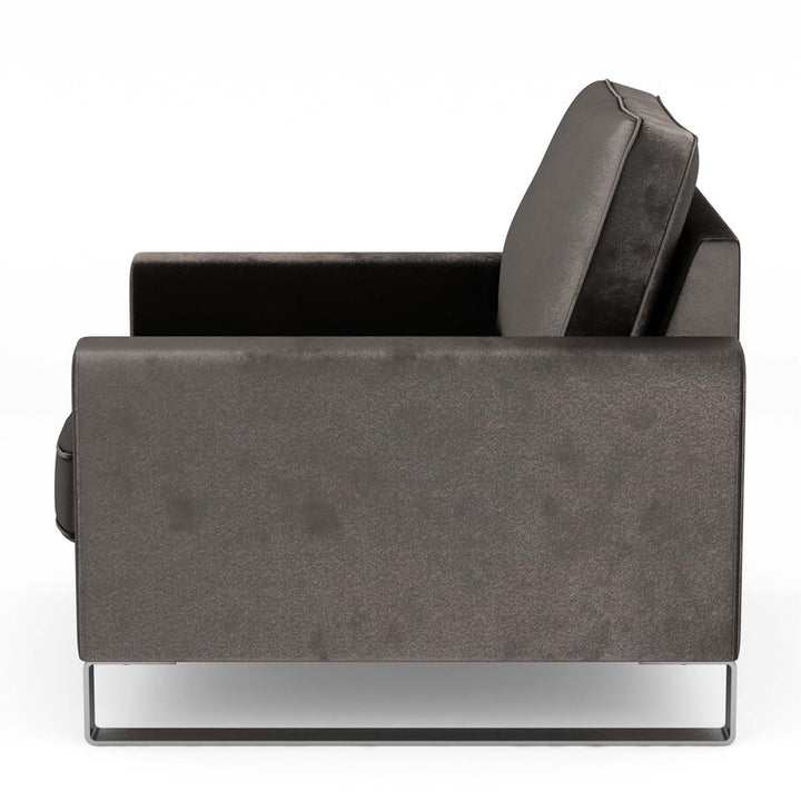 Rivièra Maison West Houston Arm chair Velvet Gri Gray