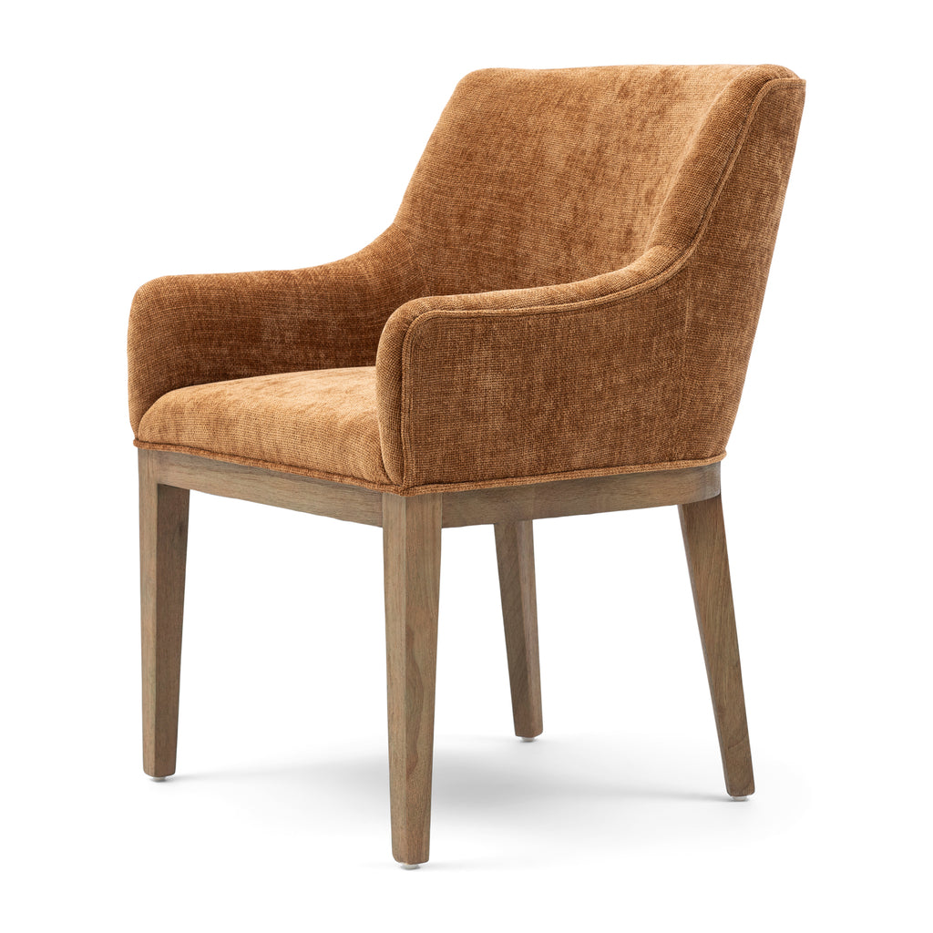 Rivièra Maison Whistler Dinning Fauteuil Montmartre Weave Maroon Brown